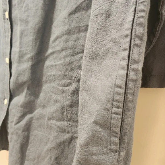 Vikolino European Linen Dress With Pockets Classic Tunic - Picture 9 of 13